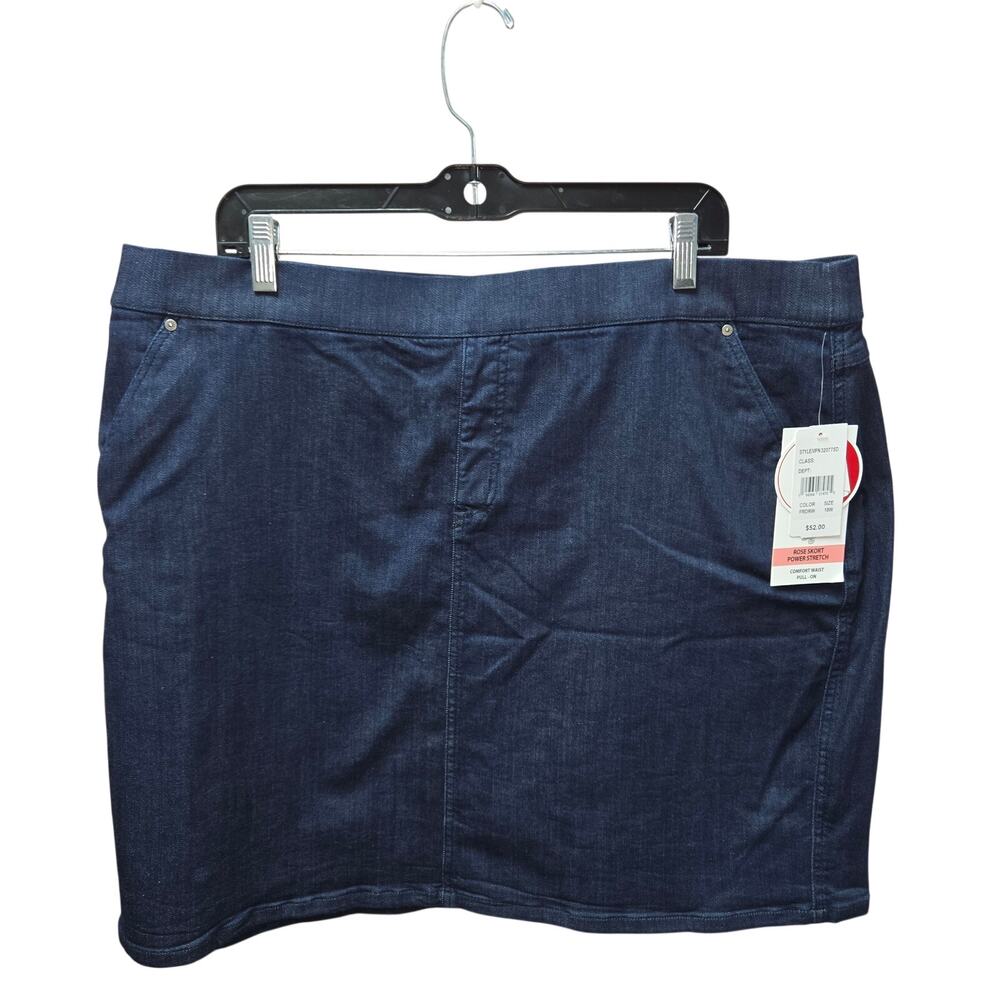 Intro Love the Fit Womens 18W Power Stretch Pull On Skort NWT
